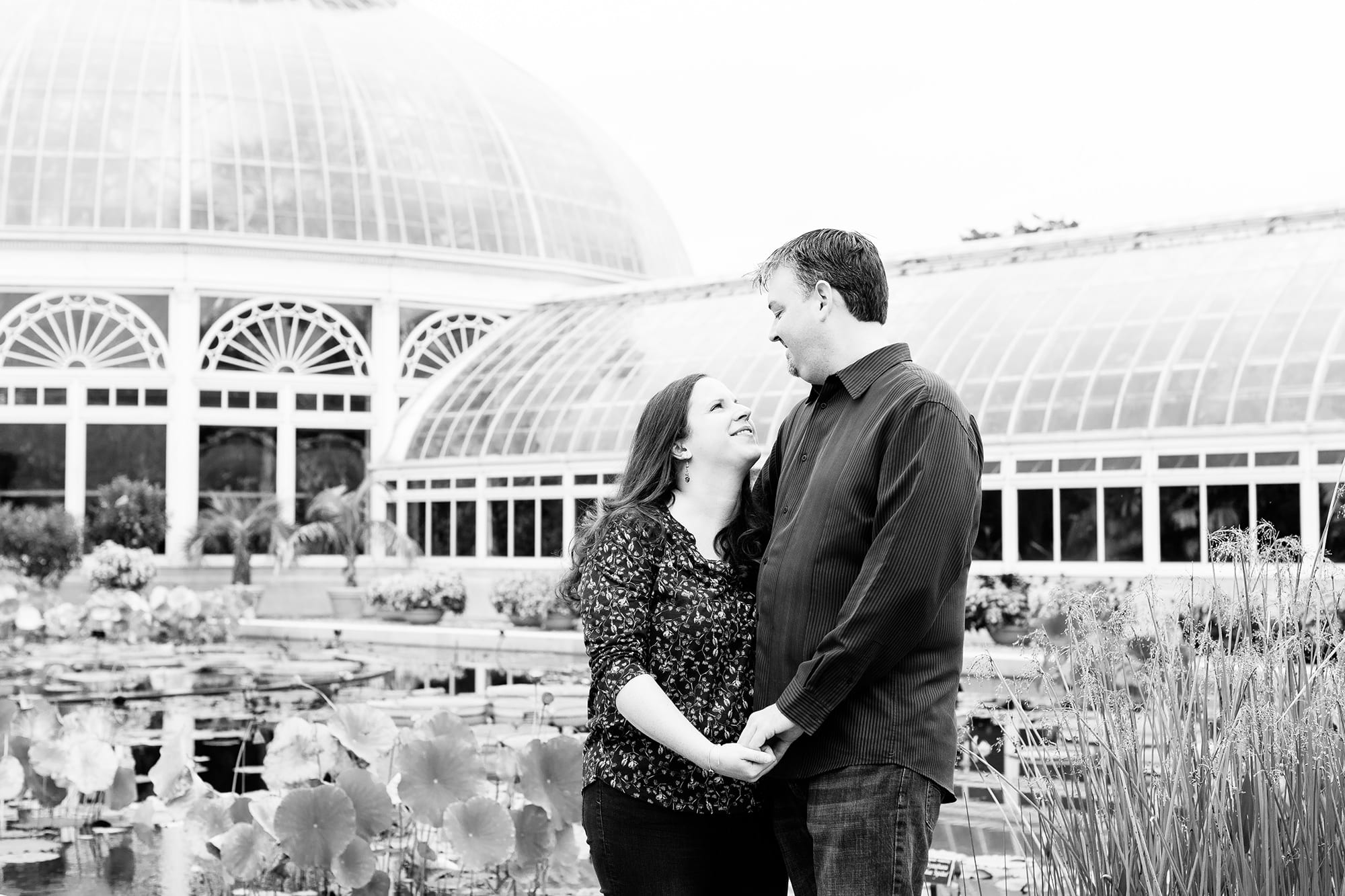 New York Botanical Garden engagement photos