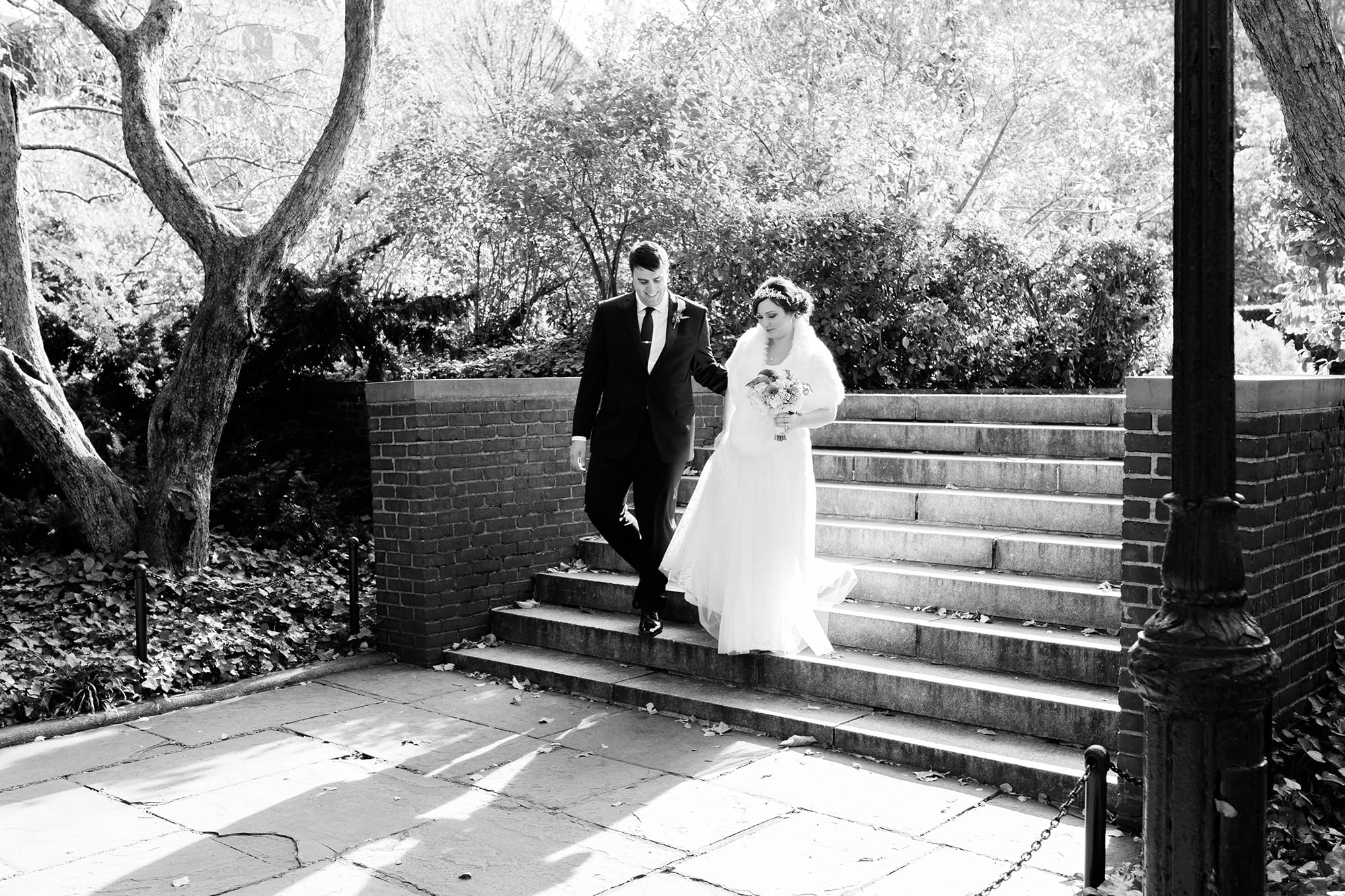Micro-wedding in Central Park Conservatory Garden