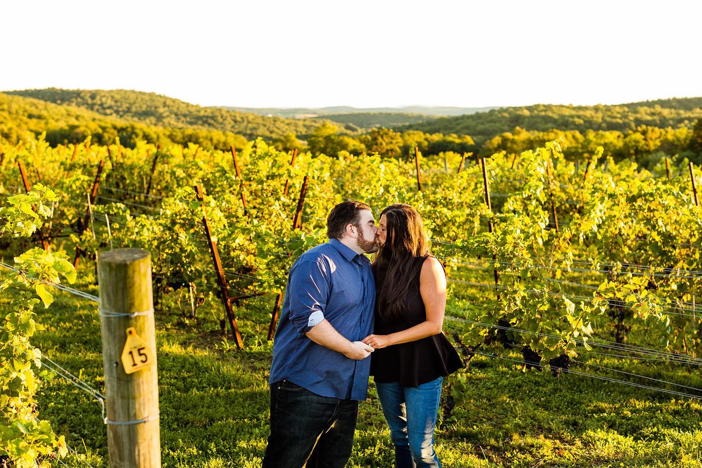 Engagement session at Millbrook Winery
