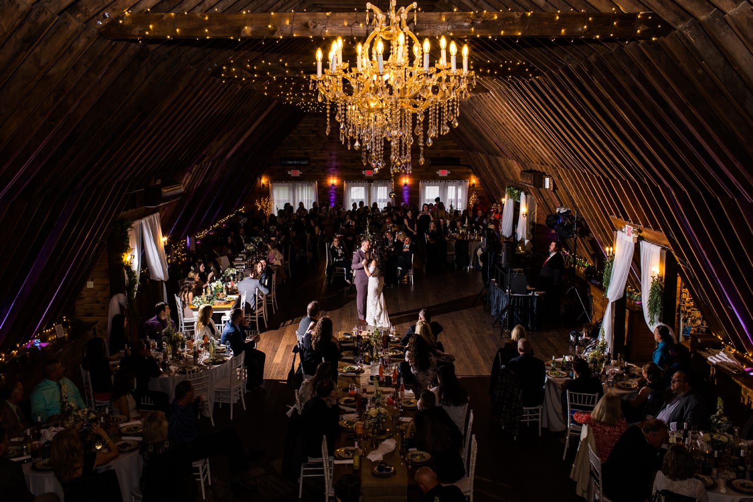 The Barn at Glistening Pond First Dance