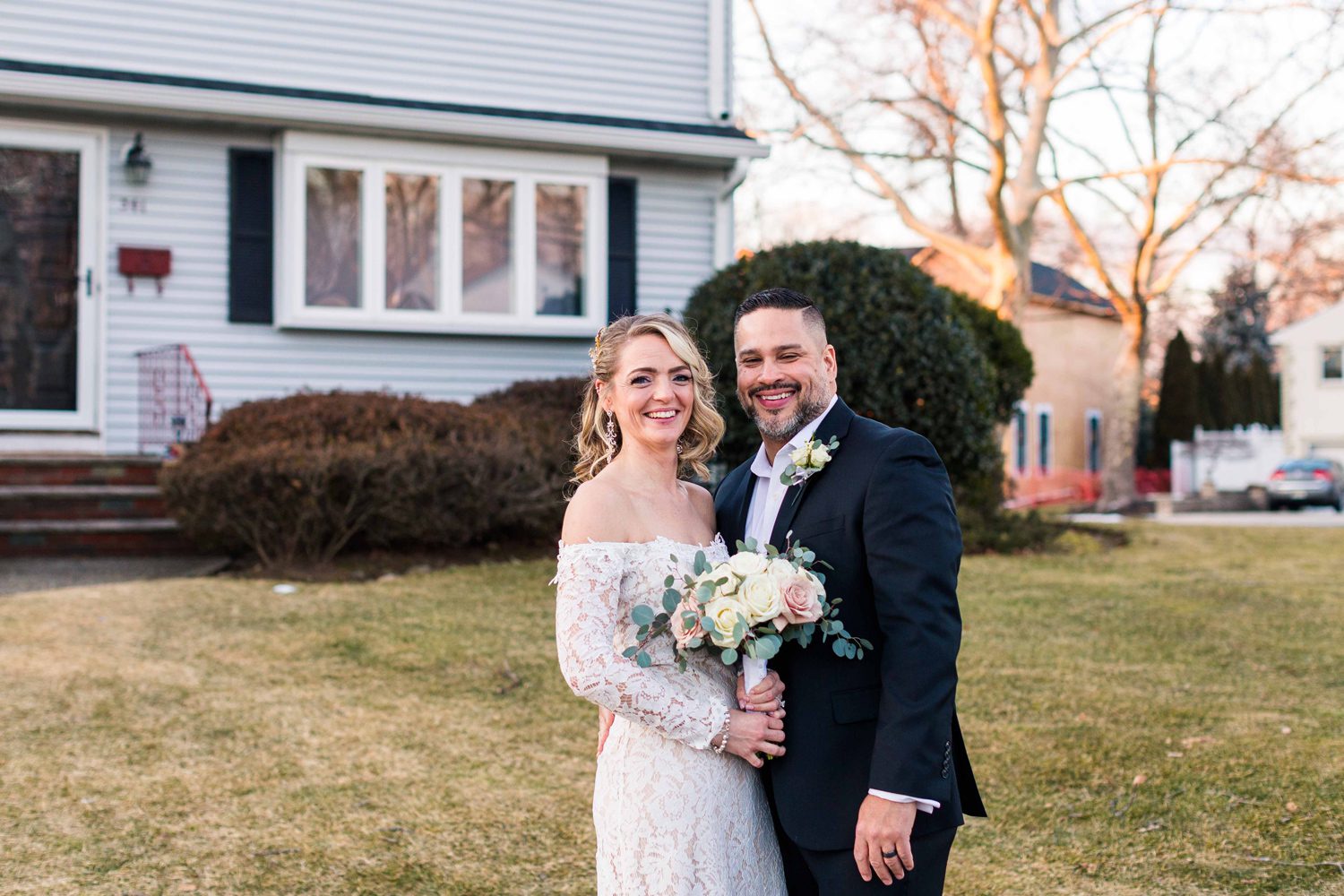 Couple eloped in New Jersey.